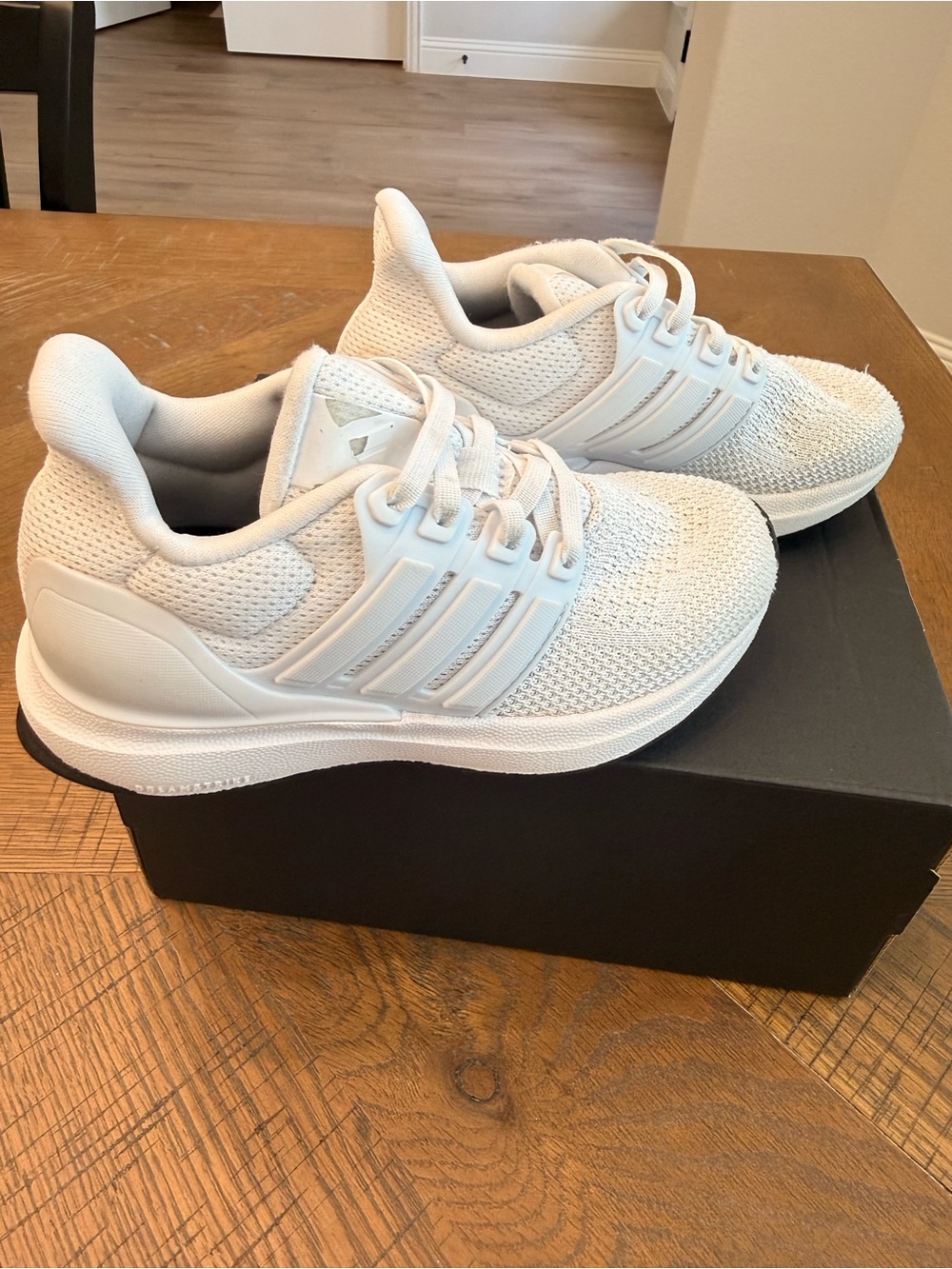 Adidas Ultradream DNA Kids White Lace-Up Athletic Sneakers
